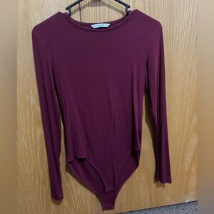 Mangopop Maroon Bodysuit